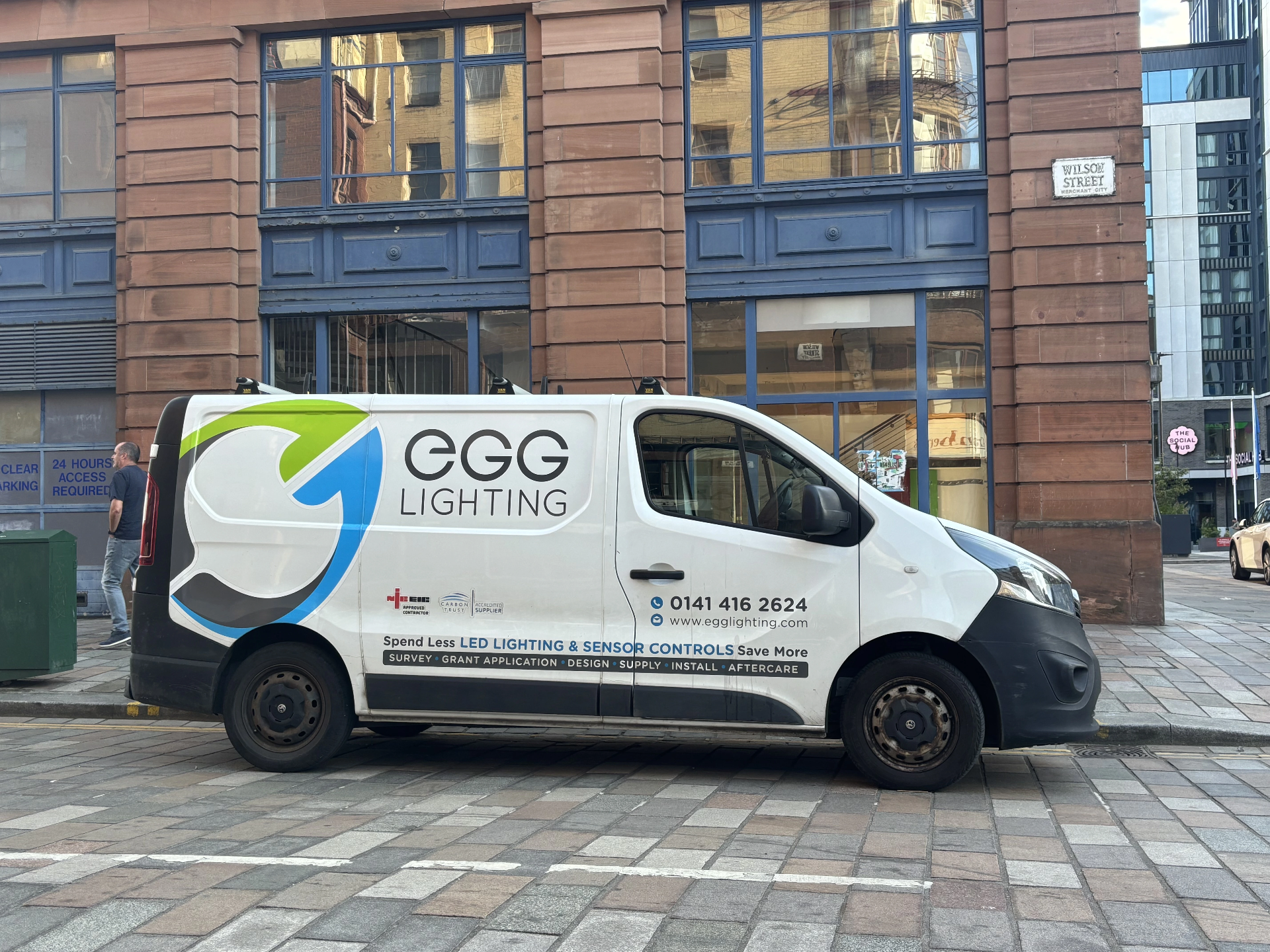 EGG team on the road in Glasgow