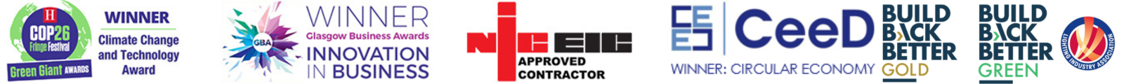 EGG Lighting accreditations and awards
